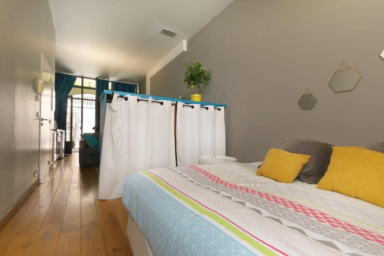 Joli Appartement Aux Beaux Arts Loft Avec Terrasse Montpellier Exteriör bild